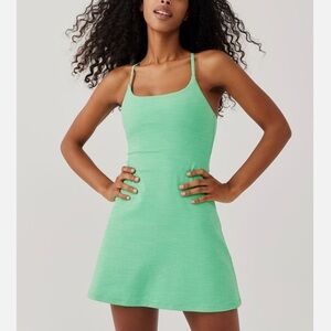 Outdoor Voices TechSweat Move Free Excersise Dress Jadeite Green Size L Preppy